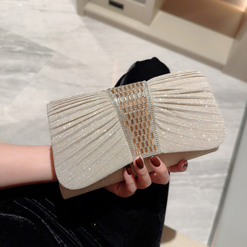 Ví dự tiệc nữ, clutch cầm tay nữ đính đá sang chảnh_TX22