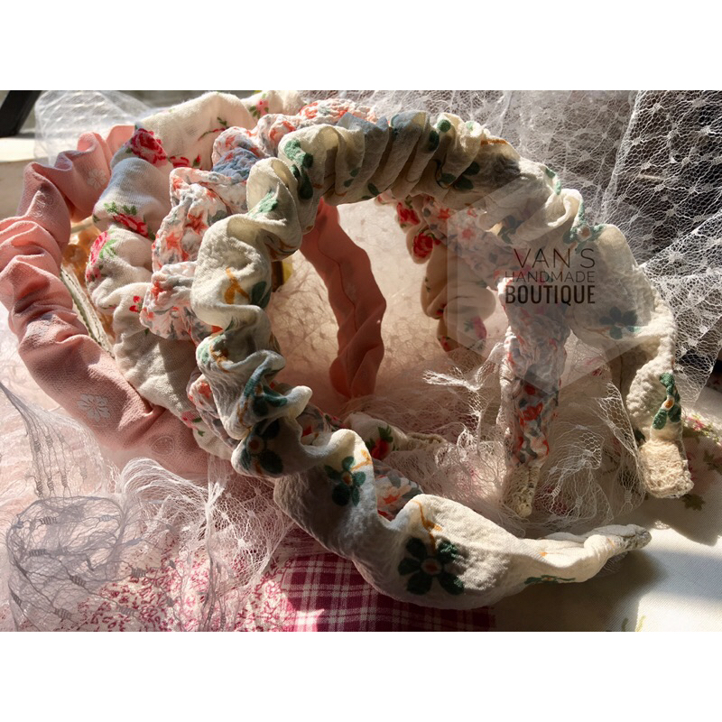 Băng đô cài tóc vải handmade VAN'S HANDMADE BOUTIQUE