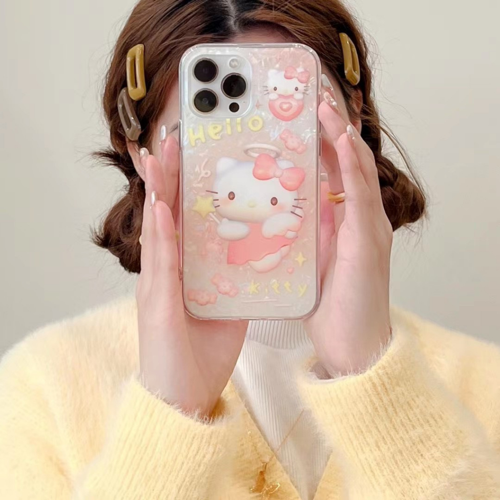 [Hello Kity, Kuromi, Luck] Ốp lưng iphone vân đá in hình 7plusx/xs/xsm11/12/13/14/pro/max/plus/promax