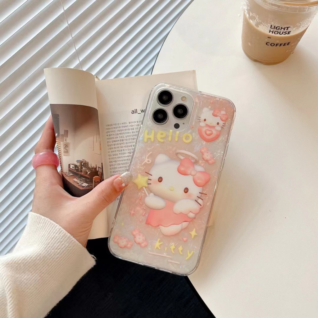[Hello Kity, Kuromi, Luck] Ốp lưng iphone vân đá in hình 7plusx/xs/xsm11/12/13/14/pro/max/plus/promax