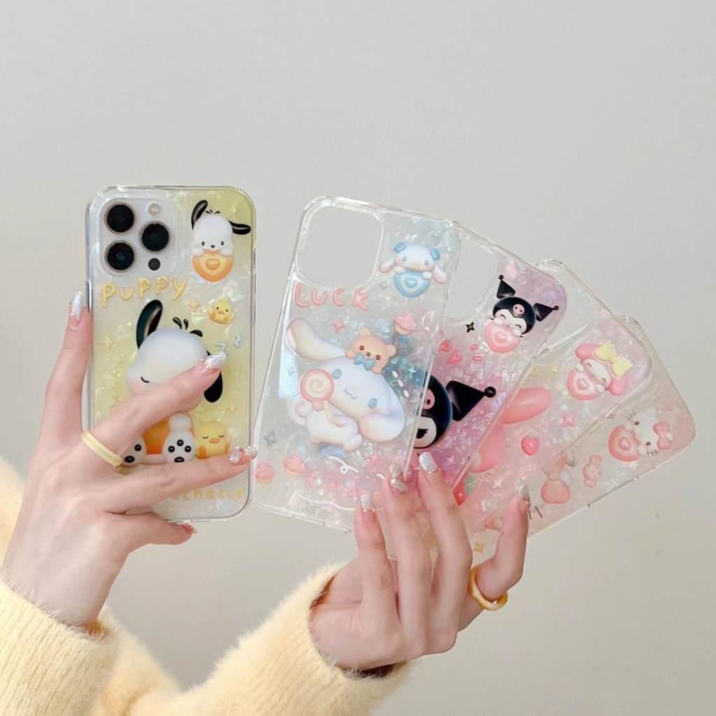 [Hello Kity, Kuromi, Luck] Ốp lưng iphone vân đá in hình 7plusx/xs/xsm11/12/13/14/pro/max/plus/promax