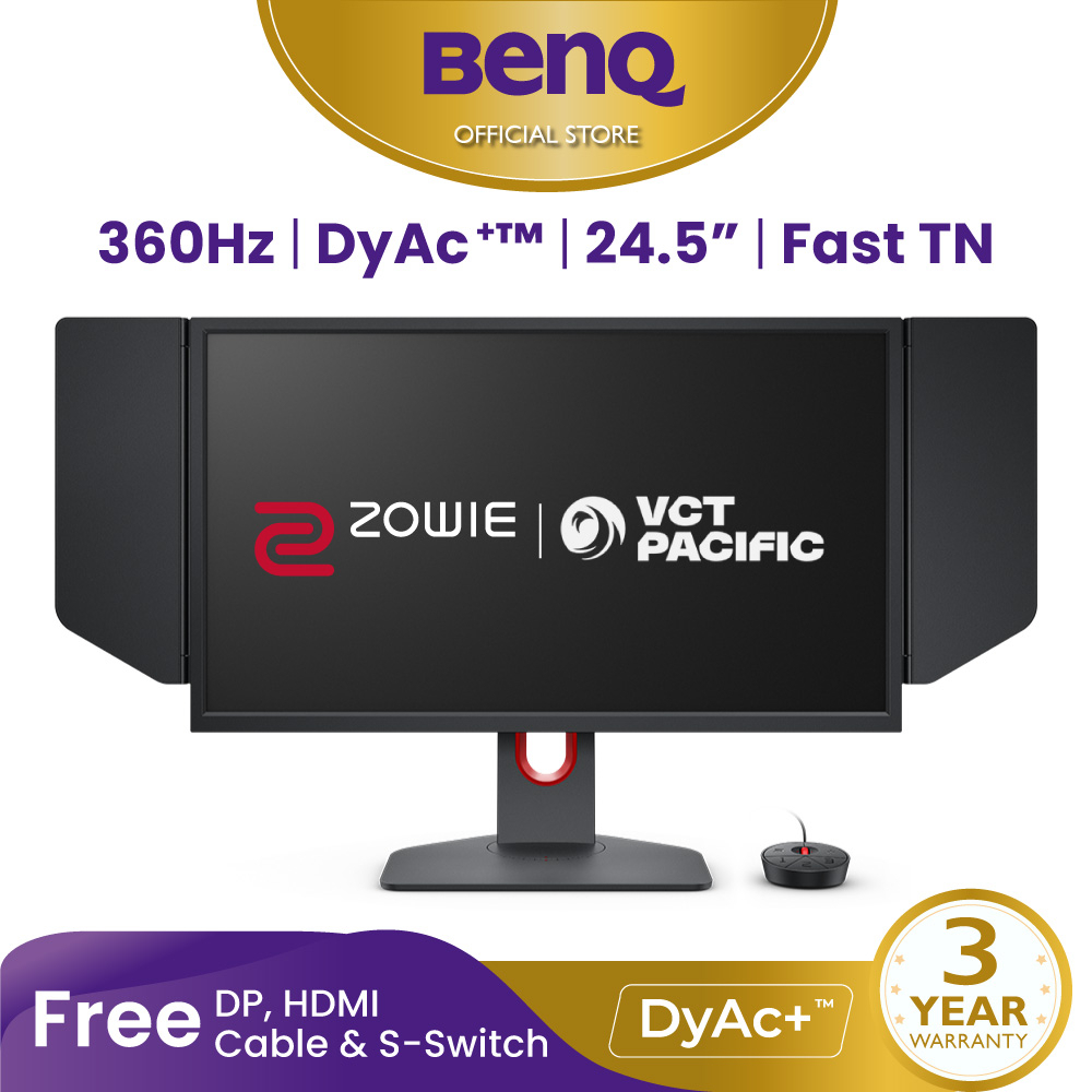 [MỚI] Màn hình gaming BenQ ZOWIE XL2566K 24.5 inch 360Hz công nghệ DyAc⁺™ chuyên gaming eSports FPS (VALORANT CSGO PUBG)