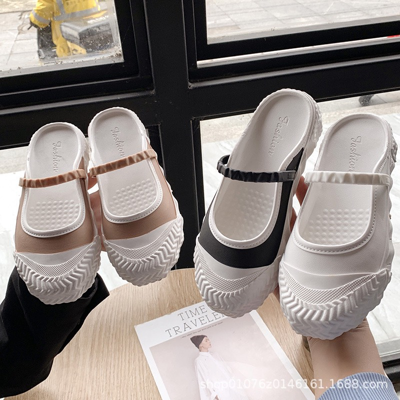 Dép nữ Bít Mũi Đế Bằng Phong Cách Mới Thời Trang Mùa Hè mẫu mới năm nay