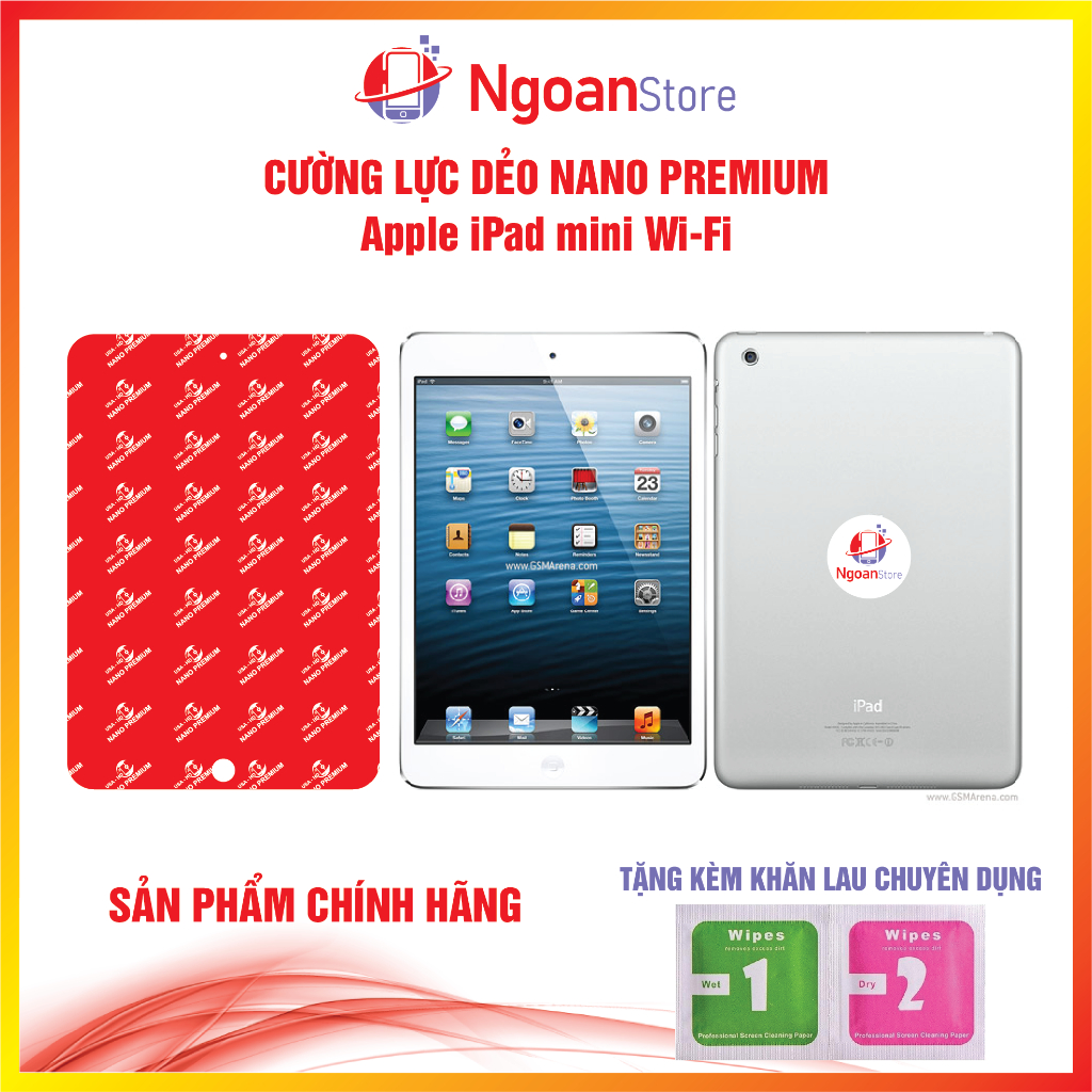 Cường lực dẻo Nano cho iPad Mini Wifi - Ngoan Store