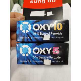 Kem oxy 10 & oxy 5 hỗ trợ ngừa mụn sưng đỏ trứng cá