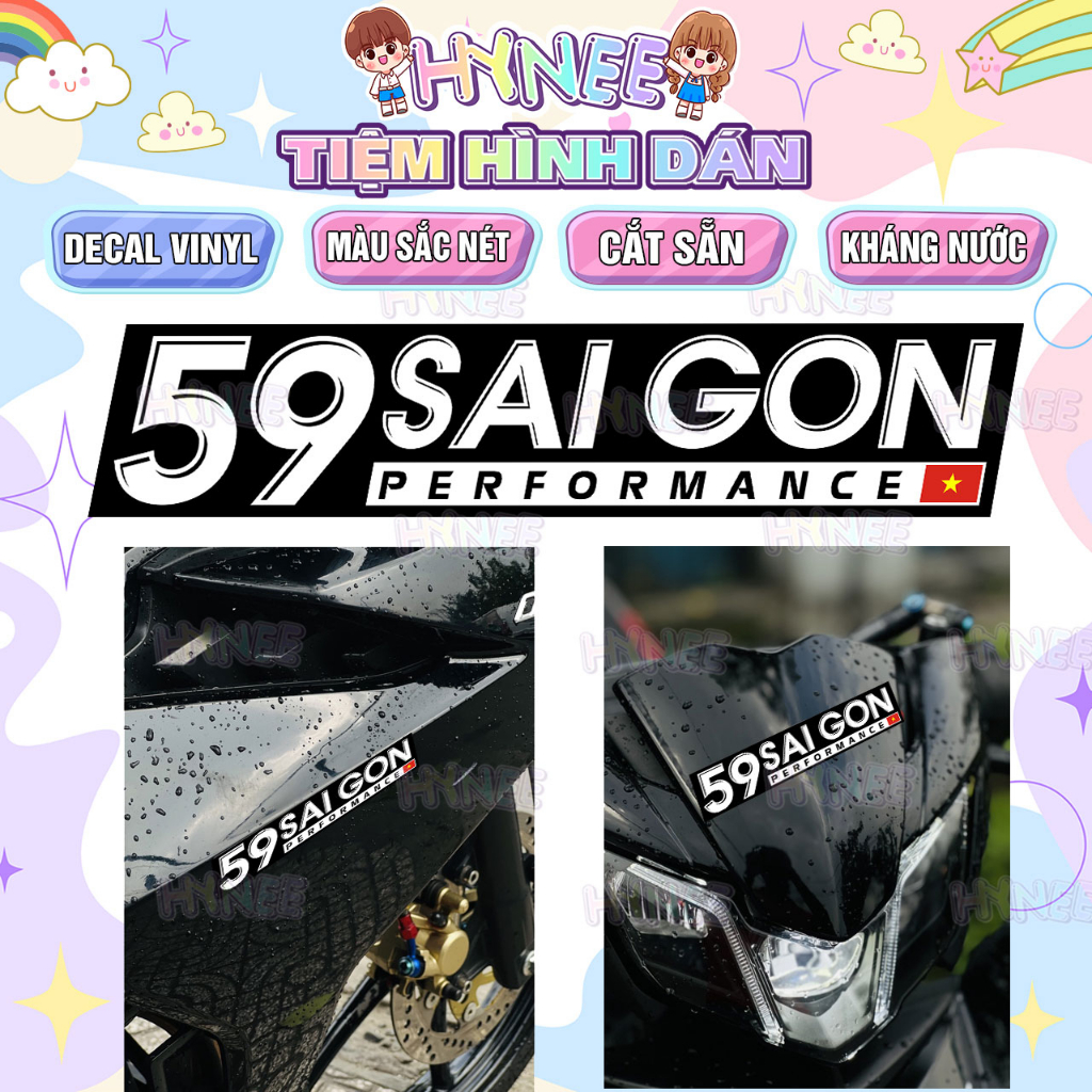 Tem Dán Xe Performance Kháng Nước Đà Nẵng và Các Tỉnh Nam Trung Bộ, Tây Nguyên - Decal Vinyl Sticker Cắt Sẵn, Bền Màu