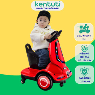 Xe điện cân bằng cho bé, xe phi hành gia cân bằng xoay 360 độ cho bé điều khiển từ xa, có đèn nhạc
