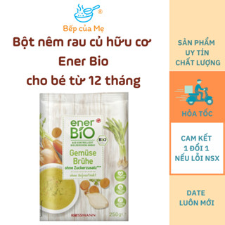 Hạt nêm rau củ hữu cơ cho bé ăn dặm từ 12m+ Ener Bio, bột nêm rau củ cho bé, Shop Bếp Của Mẹ