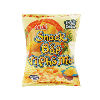 Combo 10 gói bánh snack oshi bánh bắp vị phô mai thơm ngon, siêu đã, ăn vặt tuổi thơ.35g