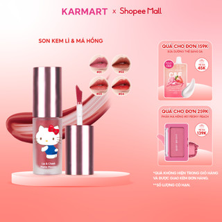 Son Kem Lì Và Má Hồng Hello Kitty Cathy Doll Lip & Cheek Matte Mousse 4g