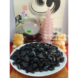 Vụn Đá Phong Thuỷ Đen Onyx (TA)