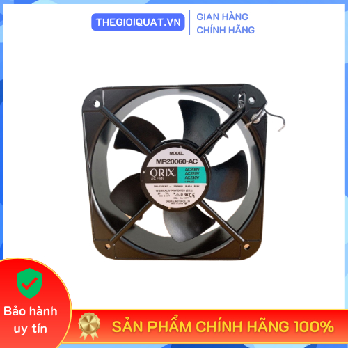 Quạt hút thông gió Orix MR20060 điện 220V kích thước 20cm x 20cm (tem xanh)
