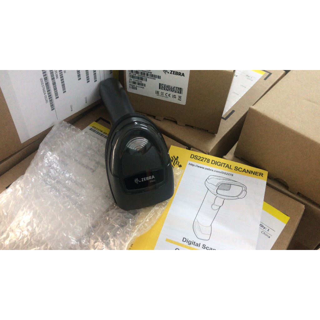Máy quét barcode 2D Zebra DS2278, máy quét mã vạch 1D, 2D zebra(DS2278-SR7U2100PRW)