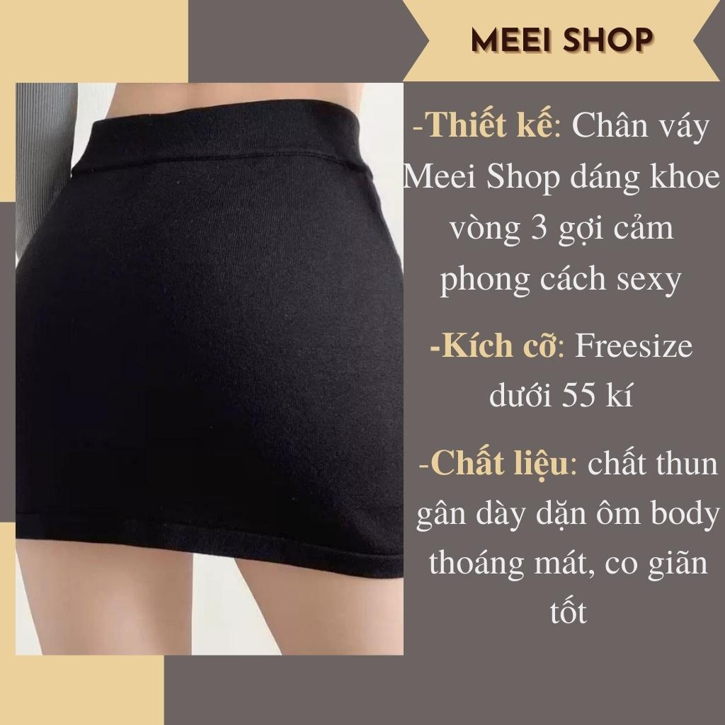 Chân váy ôm Meei Shop dáng khoe vòng 3 gợi cảm,Chân váy phong cách sexy