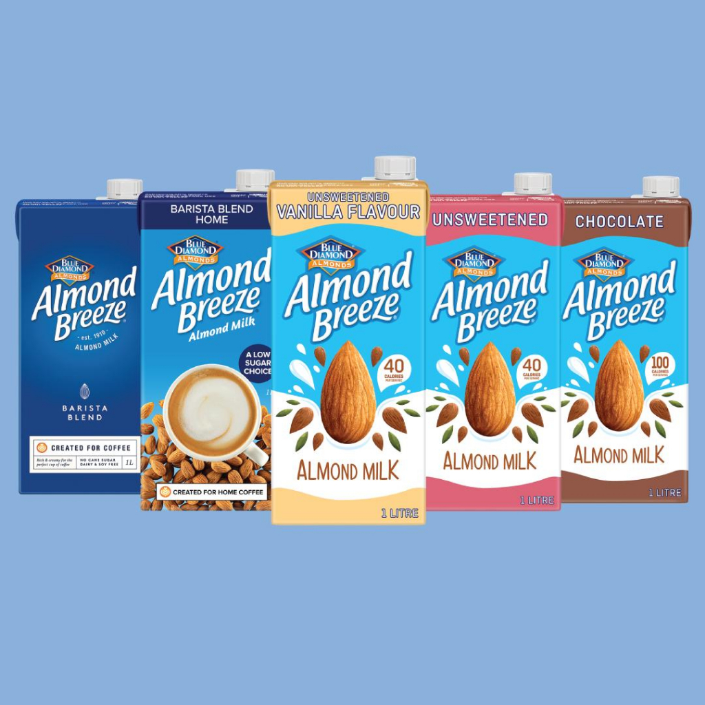 ALMOND BREZZE | Sữa Hạnh Nhân Nguyên Chất - Sữa Hạt Lactose - Dành Cho Người Ăn chay