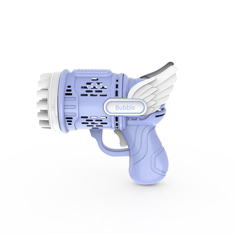 Súng bắn bong bóng Thiên Thần 23 nòng phun được nhiều bong bóng cùng lúc cho trẻ vui chơi ngoài trời