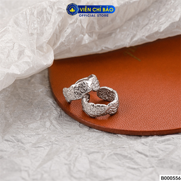 Bông tai bạc nữ kẹp vành đơn giản (1 chiếc) chất liệu bạc Ý 925 thời trang phụ kiện trang sức Viễn Chí Bảo B000556