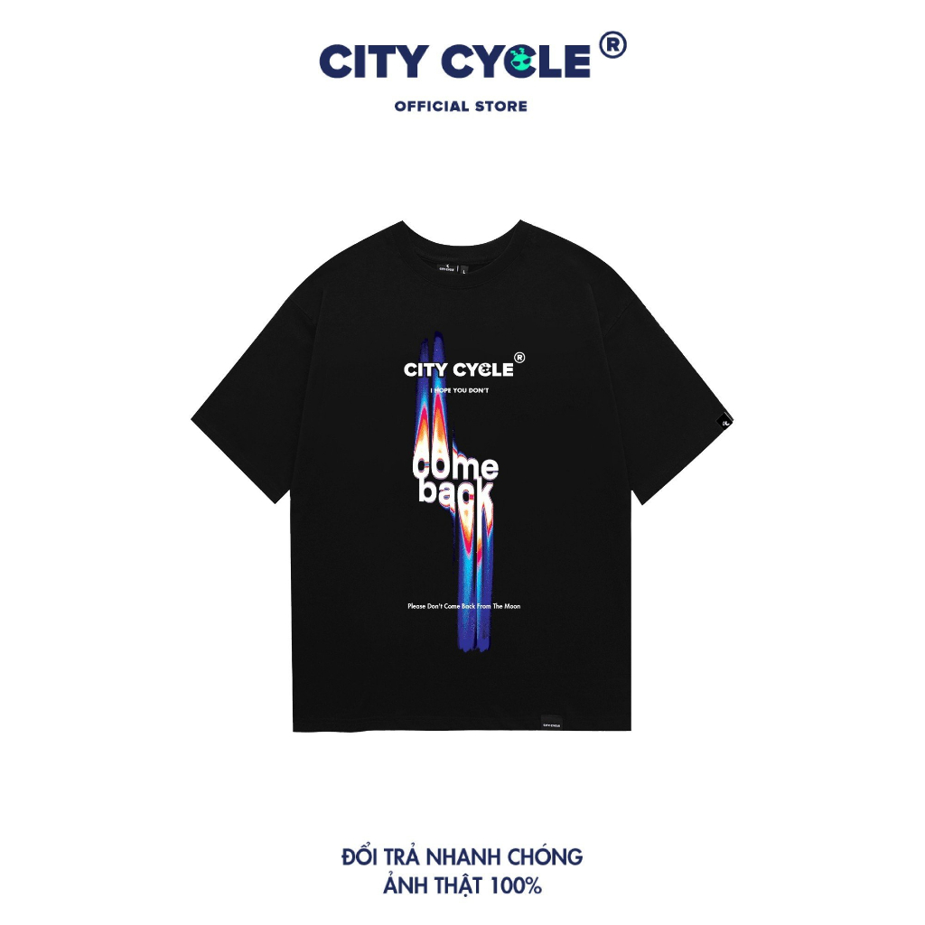 Áo Thun Local Brand Come Back City Cycle cotton form rộng nam nữ oversize unisex
