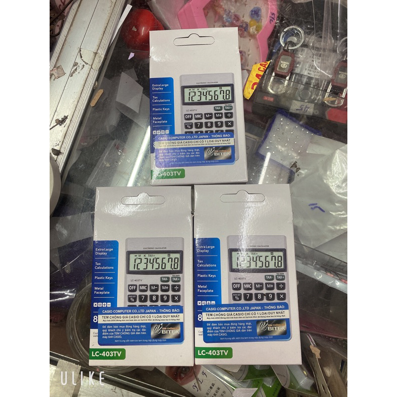 MÁY TÍNH BỎ TÚI CASIO LOẠI NHỎ