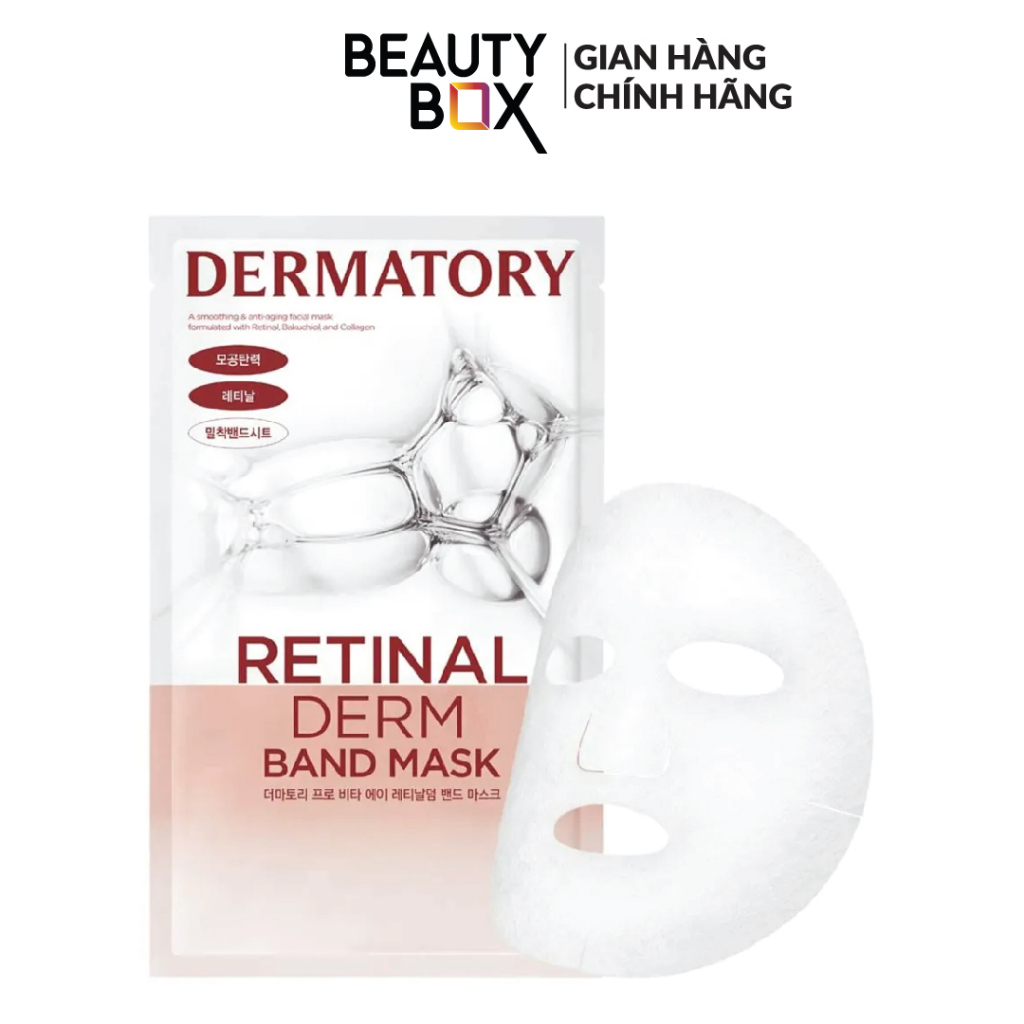Mặt Nạ Chống Lão Hóa Da Dermatory Pro Vita-A Retinal Derm Band Mask 28g