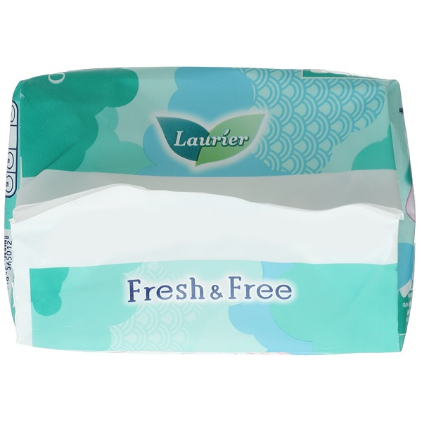 Băng vệ sinh Laurier Fresh and Free siêu thấm siêu mỏng không cánh gói 8 miếng