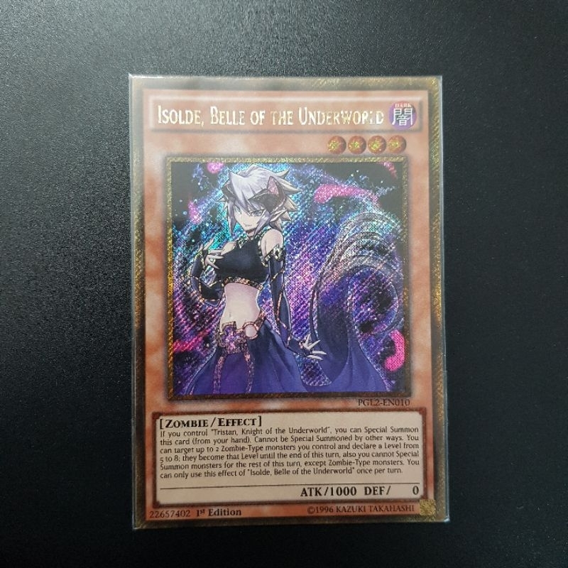 Lá bài Isolde, Belle of the Underworld - PGL2-EN010 - Gold Secret Rare 1st Edition