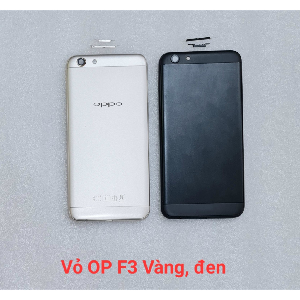 Bộ vỏ Oppo F3 (vỏ, khung xương, kính cam, nút bấm, khe sim)