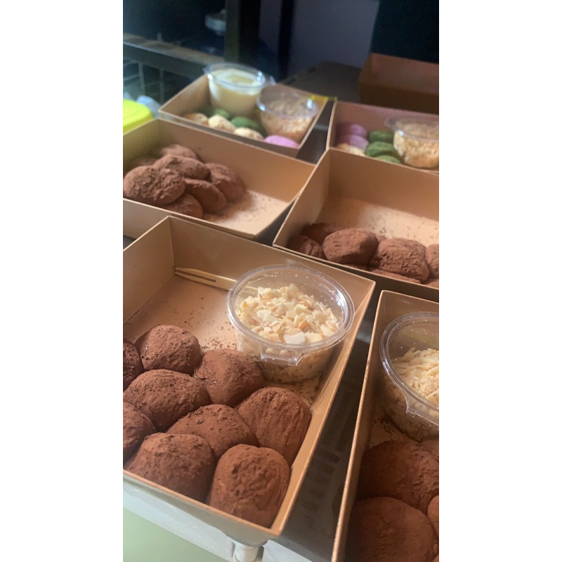 Mochi chấm kem sữa