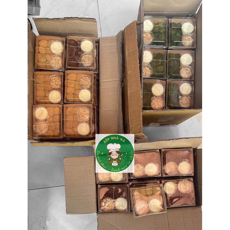 Mochi chấm kem sữa