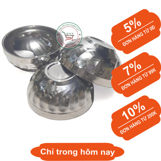 Bát chén tô ăn cơm ăn mì inox 2 lớp cách nhiệt chống nóng tiện lợi