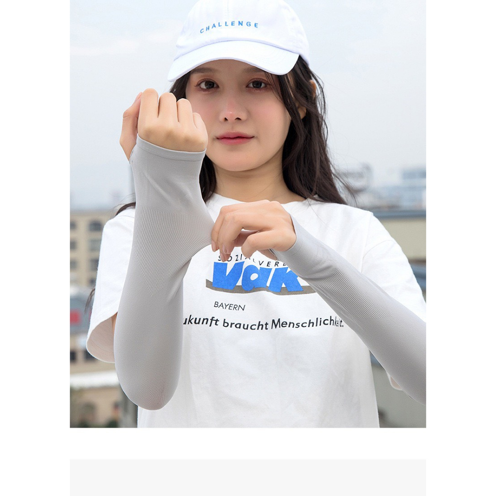 Găng tay chống nắng xỏ ngón thiết kế chống tia UV co giãn dành cho nam nữ MÃ 688