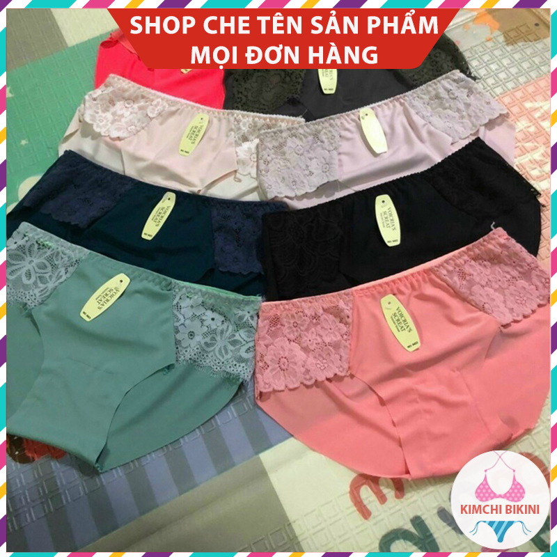 Quần nót pha ren hoa thun lạnh KIMCHIBIKINI đồ con su nữ thiết kế mềm mại thoáng mát xinh đẹp QL159