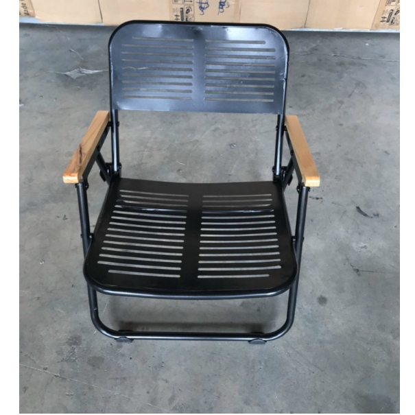 Bộ Bàn ghế sắt CNC phối tay gỗ tự nhiên cao cấp, bàn ghế xếp camping, trà sữa, cà phê, sân vườn