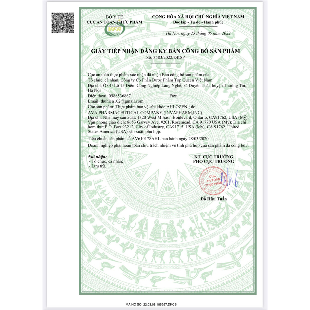 Viên uống Collagen Đẹp da, Mờ nám, Ngừa lão hóa Ahlozen 180 viên nhập khẩu Mỹ