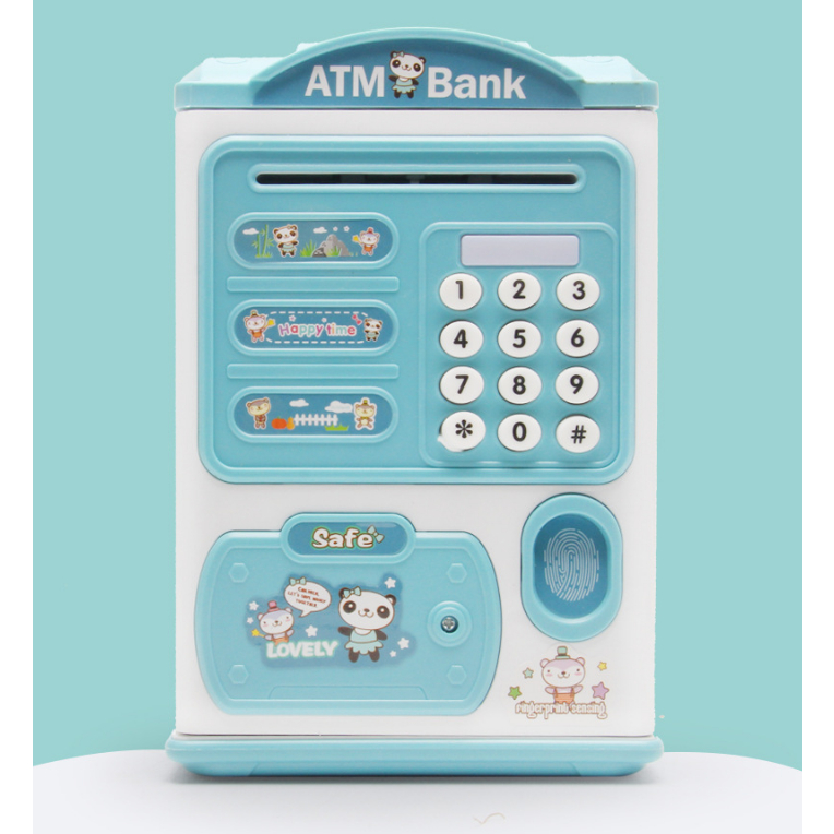Két Sắt Mini Cho Bé Vân Tay Thông Minh - Hộp Heo/ Lợn Đựng Tiền Tiết Kiệm - Đồ Chơi Trẻ Em Cho Bé Trai Bé Gái Chirita