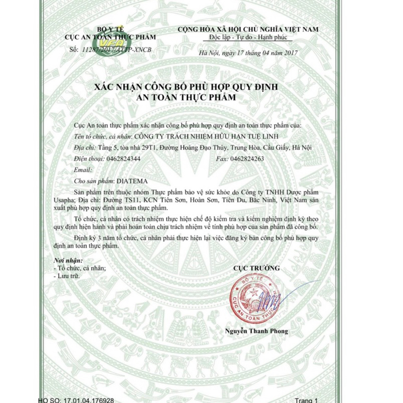 Viên uống ổn định đường huyết , huyếp áp diatema Tuệ Linh_MIỄN PHÍ SHIP_ tiểu đường tuýp 1+tuýp 2 _hạ mỡ máu- Hộp 60viên