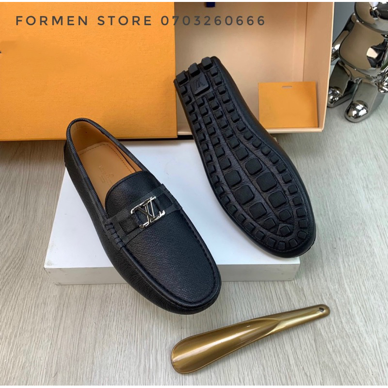 Giày nam LV da bò cao cấp fullbox bảo hành 12 tháng