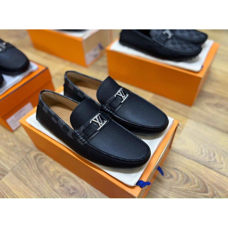 Giày nam LV da bò cao cấp fullbox bảo hành 12 tháng