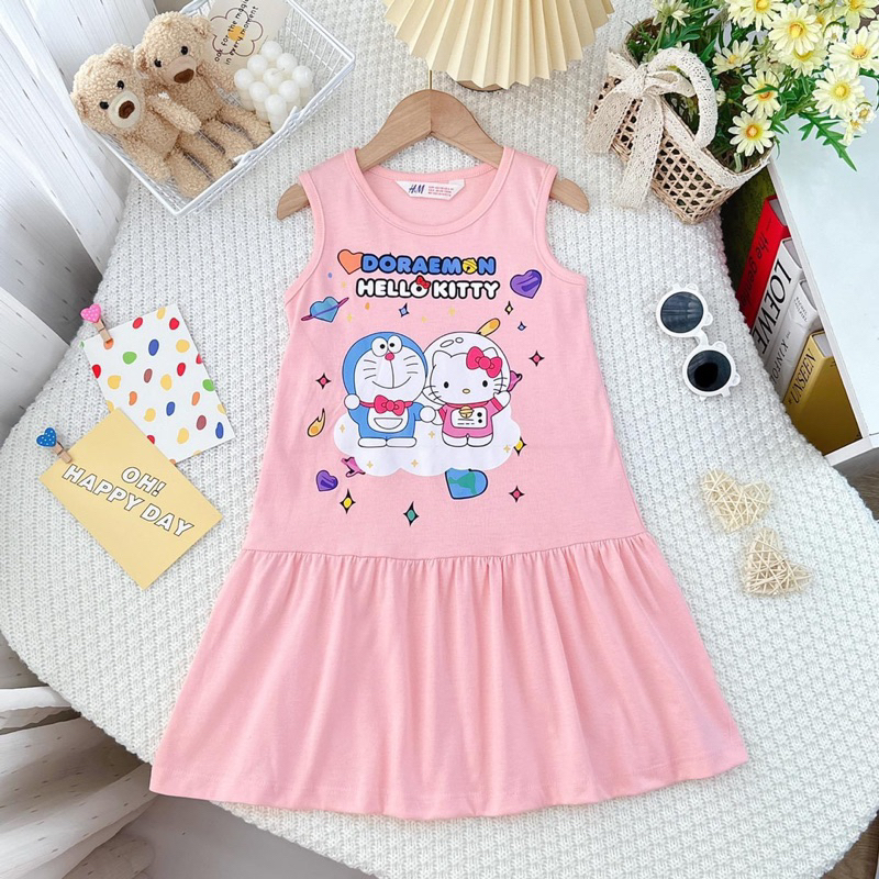♥️  Váy Sát Nách, Thun Cotton In 3D Mềm Mịn