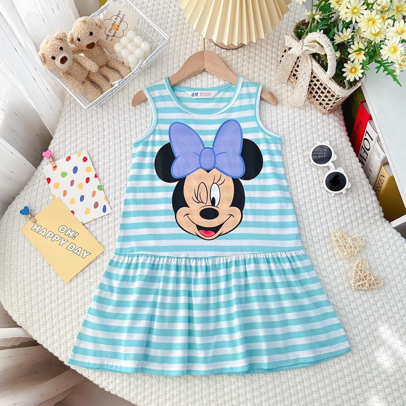 ♥️  Váy Sát Nách, Thun Cotton In 3D Mềm Mịn