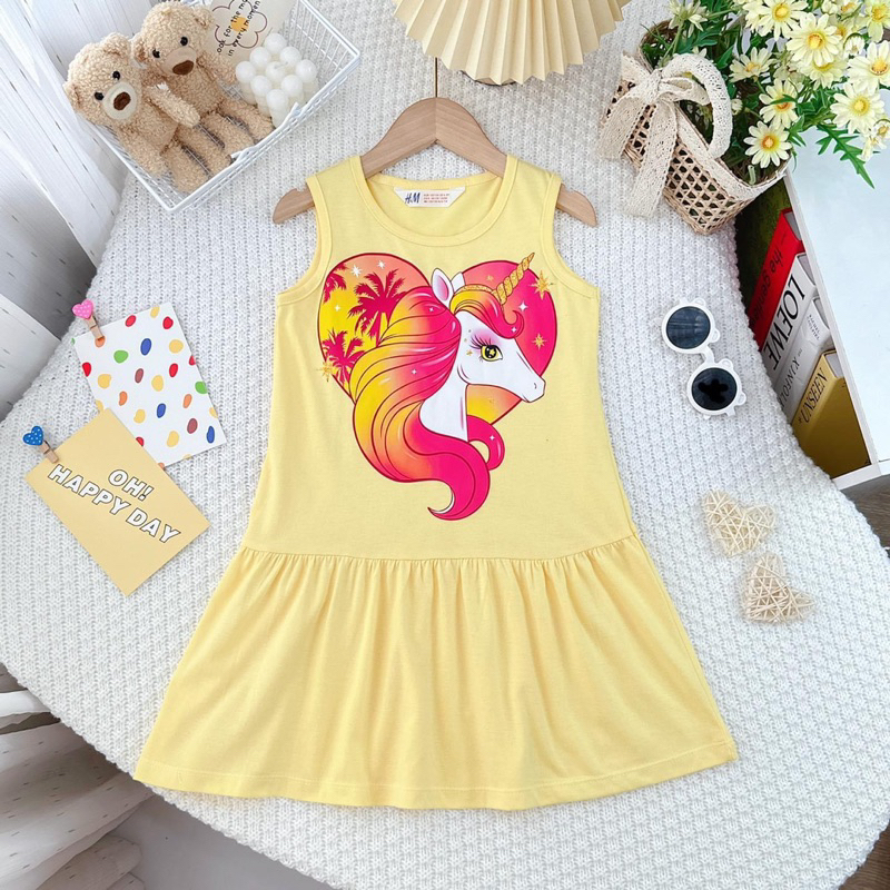 ♥️  Váy Sát Nách, Thun Cotton In 3D Mềm Mịn