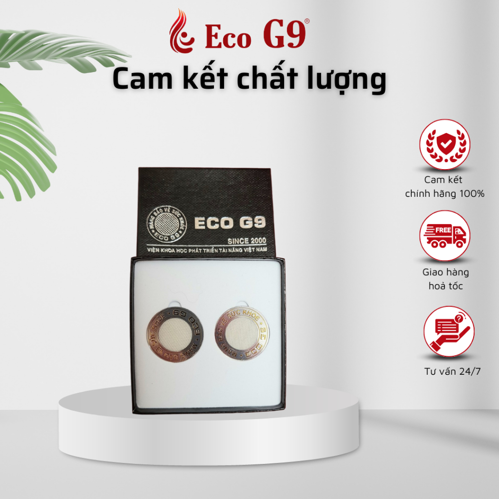 Màng Hấp Thụ Sóng Điện Từ ECO G9 - Miếng Dán Chống Bức Xạ Điện Thoại, Chắn Sóng Điện Từ, Bảo Vệ Sức Khỏe Não Bộ