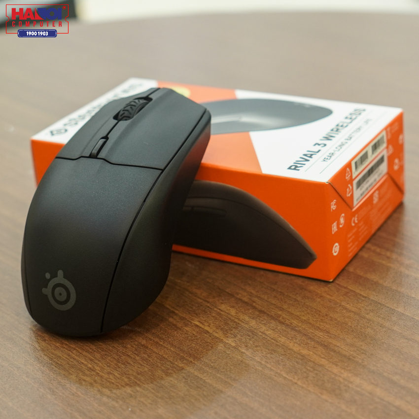 Chuột không dây Steelseries Rival 3 Wireless   Thời lượng pin siêu cao lên đến 400h sử dụng