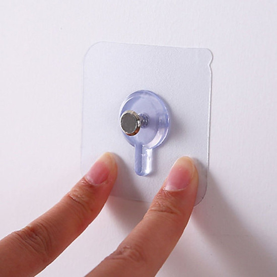 Móc dán tường treo tranh ảnh đồng hồ, đinh vít dán tường tiện lợi