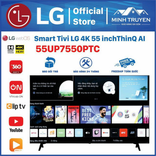 Smart Tivi LG 4K 55 inch 55UP7550PTC