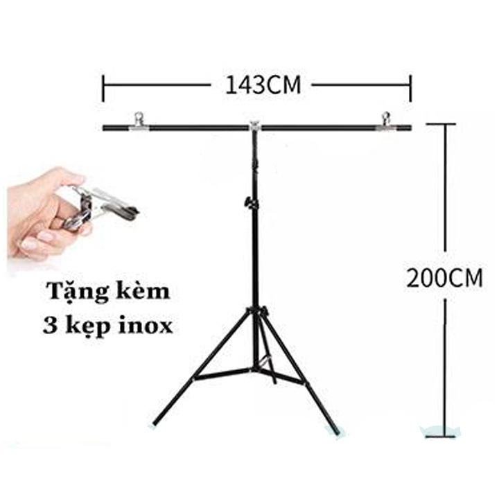 Khung giá treo phông AMBITFUL CHÍNH HÃNG chụp ảnh sản phẩm, livestream  - 686.camera Hà Nội
