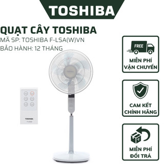 Quạt cây toshiba f-lsa20vn có điều khiển từ xa - quạt đứng thông minh có chức năng hẹn giờ