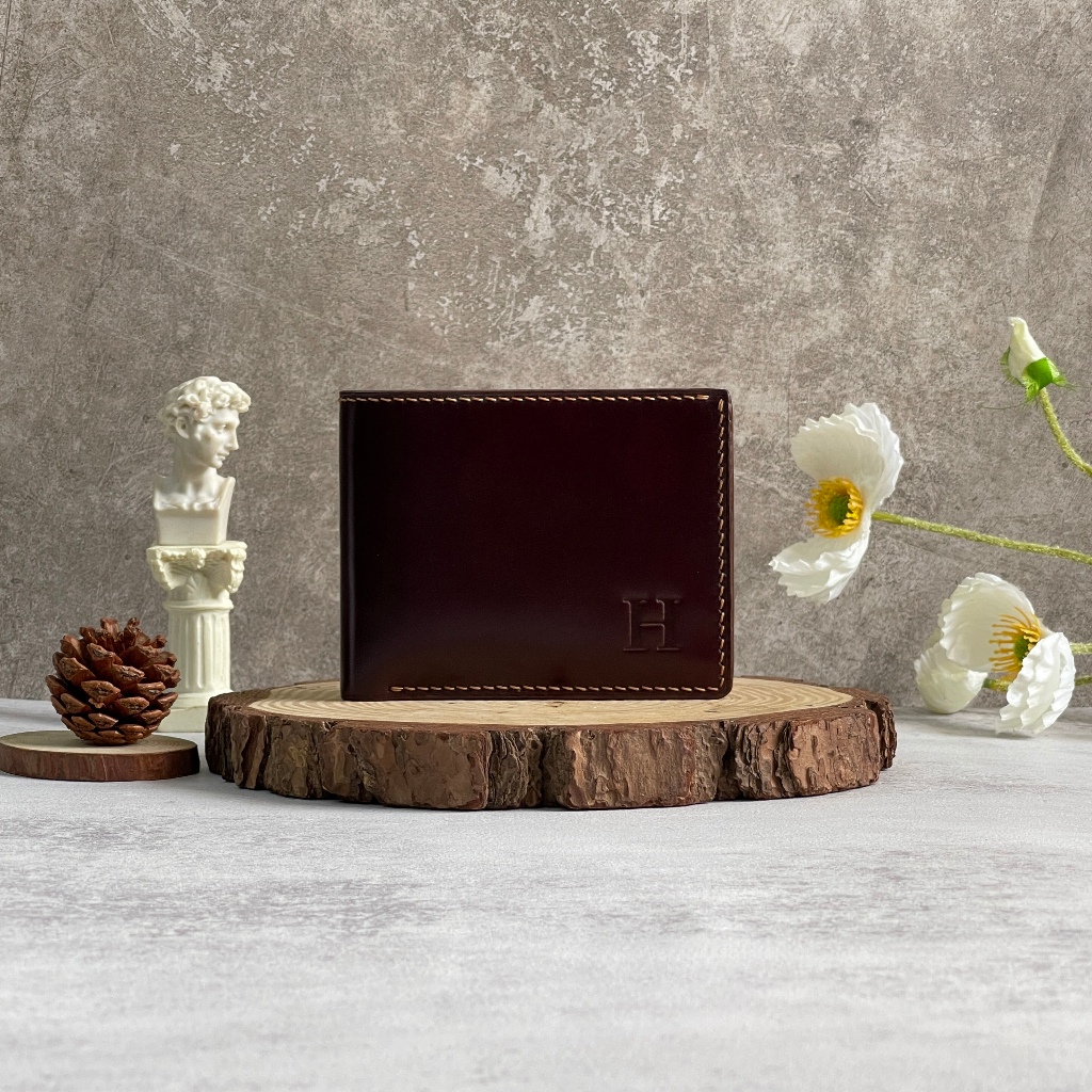 Ví nam Homme Messina 2.0 - Handmade shell cordovan leather wallet