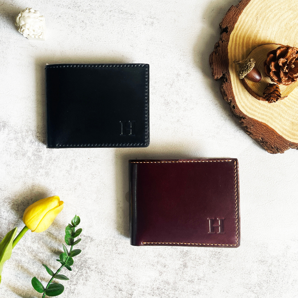 Ví nam Homme Messina 2.0 - Handmade shell cordovan leather wallet