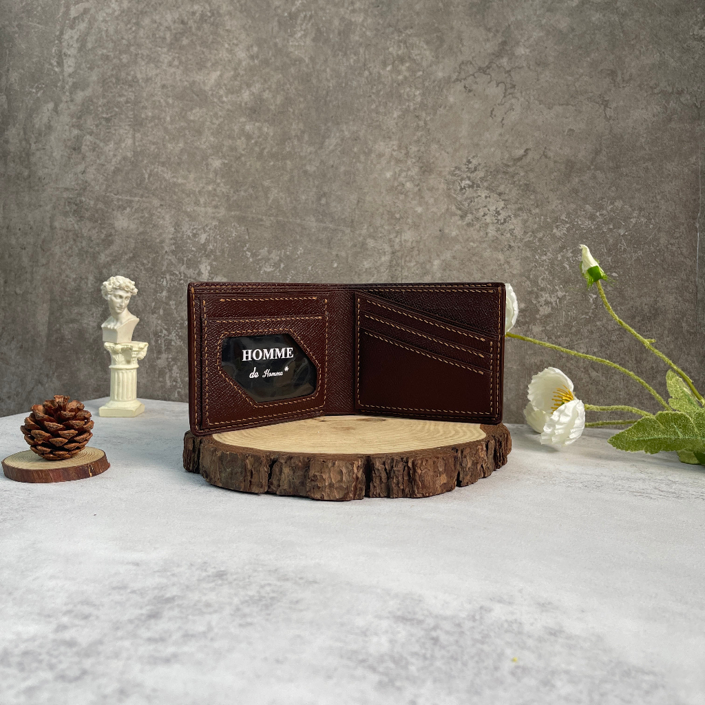 Ví nam Homme Messina 2.0 - Handmade shell cordovan leather wallet